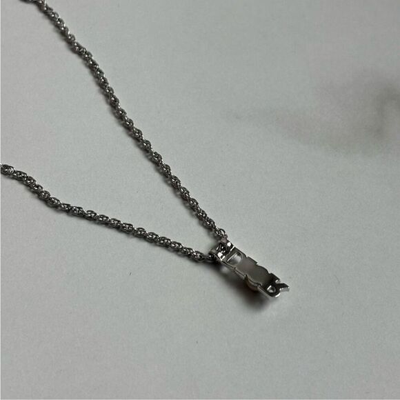 Christian Dior Silver Tone Metal Necklace (os) - Picture 8 of 9